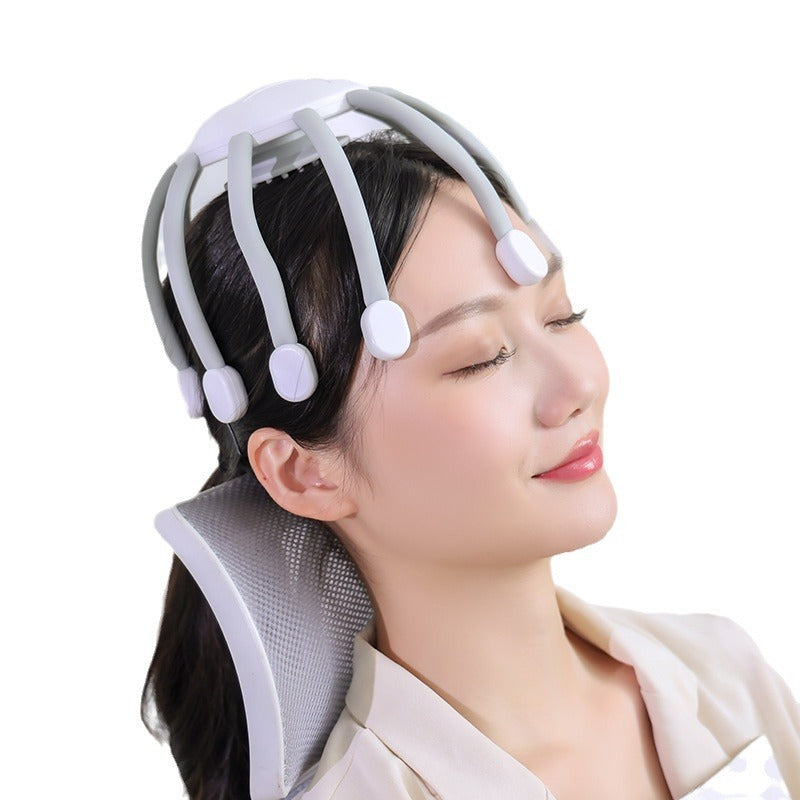 Electric Scalp Massager – (Multi-Claw Head Relaxation Tool).
