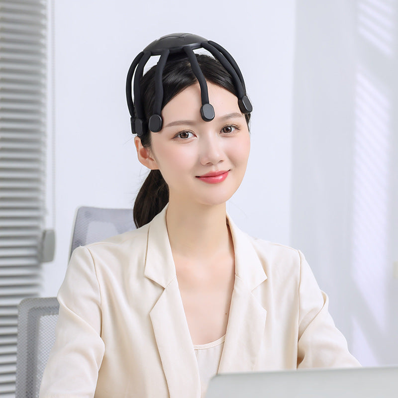 Electric Scalp Massager – (Multi-Claw Head Relaxation Tool).